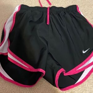 pink nike shorts size small